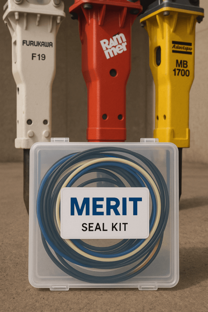 Kit de sellos para martillo hidráulico MTB Rammer Atlas Copco