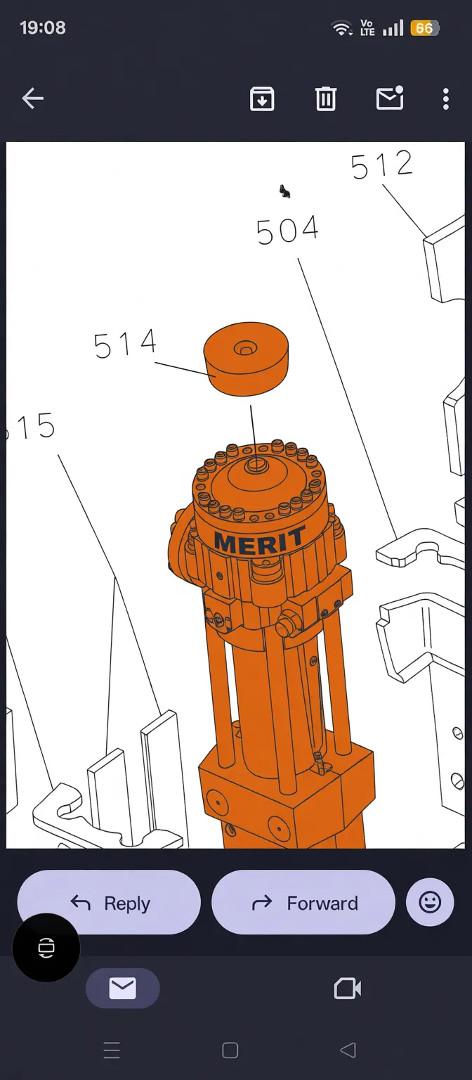 300910 Buffer for Rammer S29 City Hydraulic Hammer