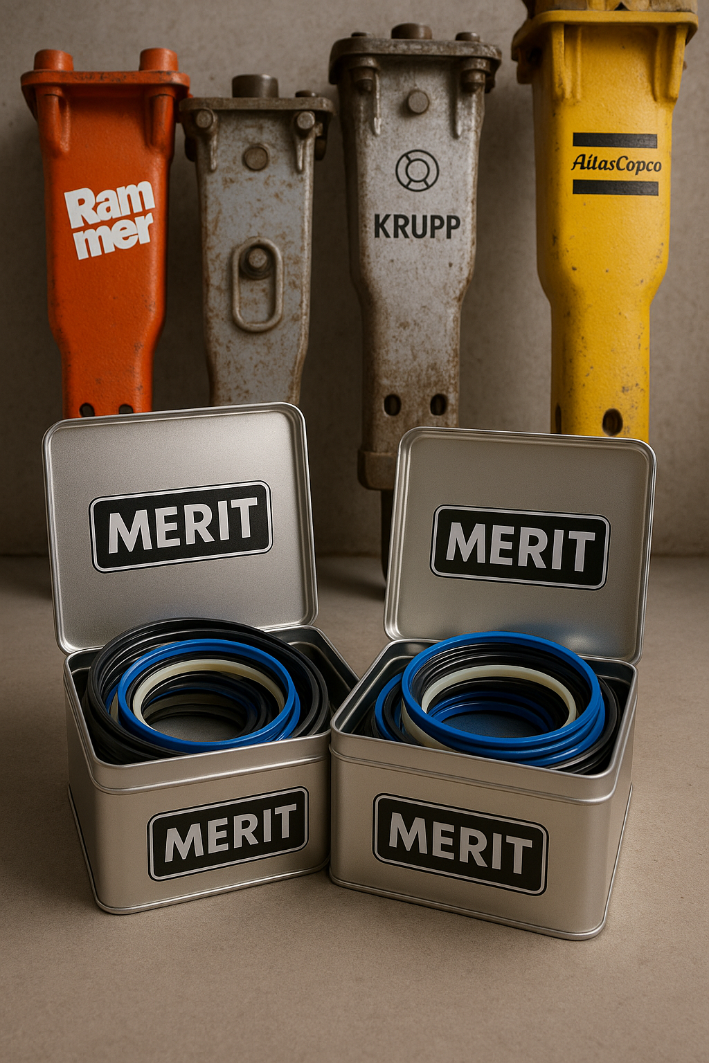 Furukawa FX45 Seal Kit – طقم الأختام الأصلي لمطرقة الهواء الاحترافية MERIT