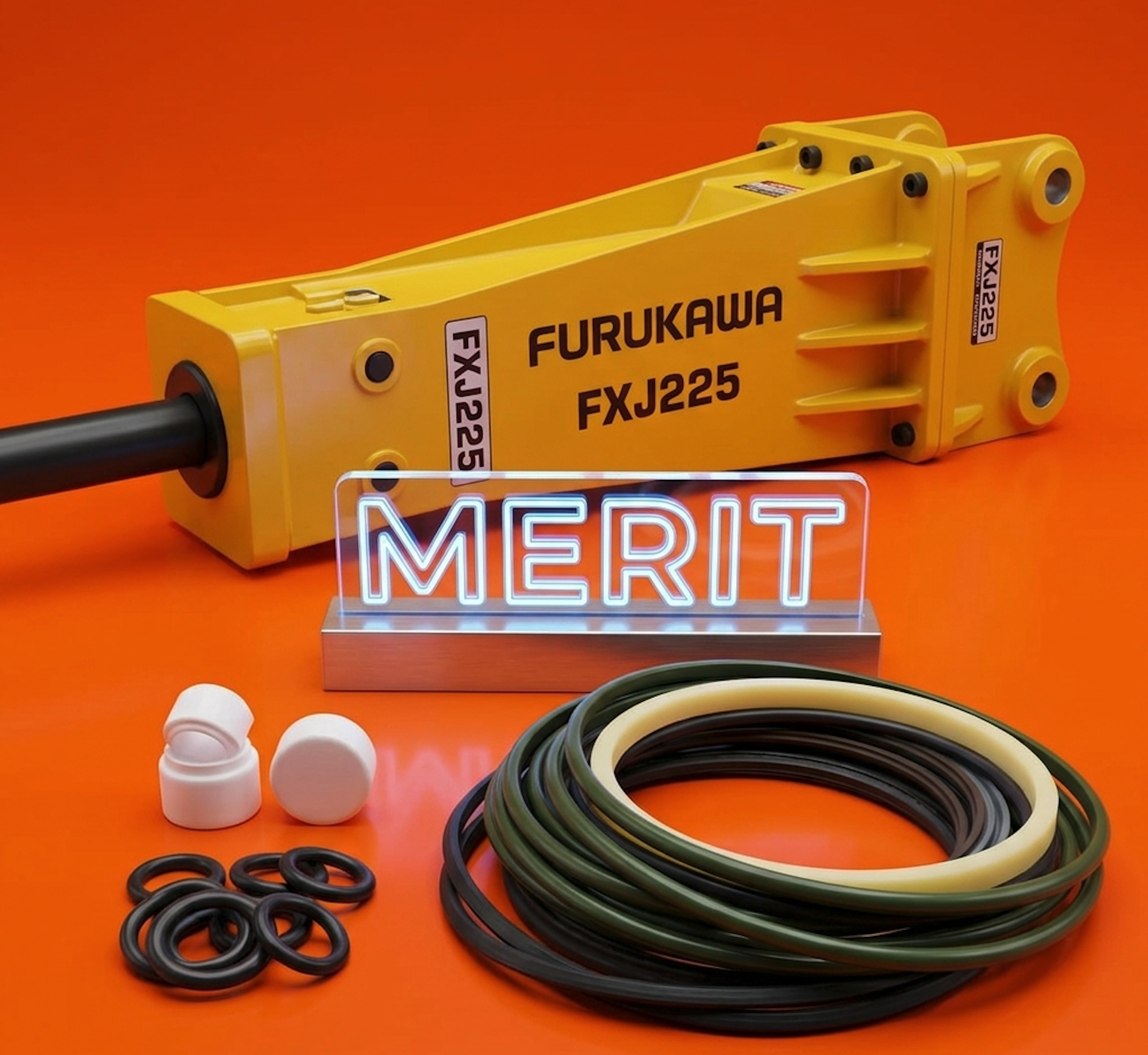 Merit Furukawa FXJ225 Seal Kit for Hydraulic Hammer