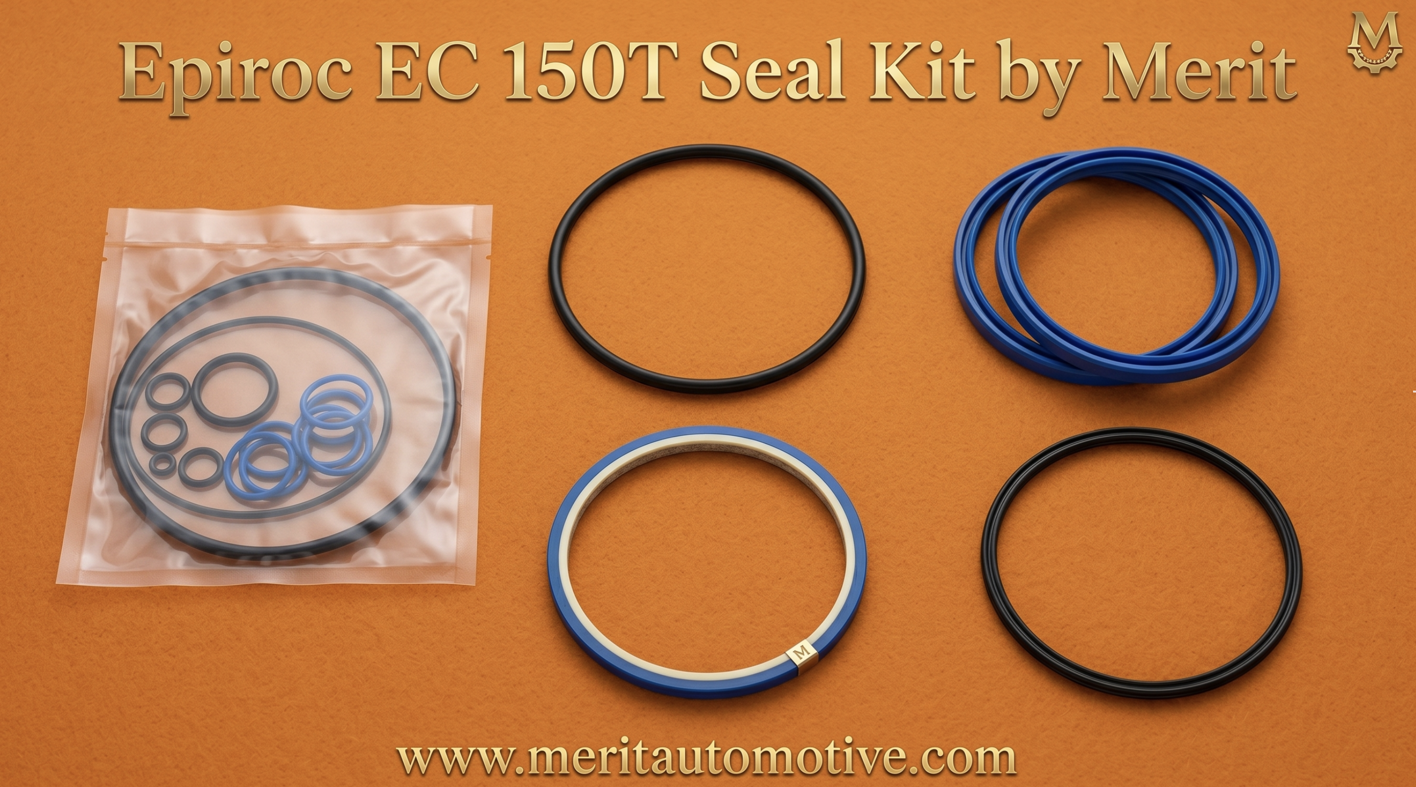 Ремкомплект (Seal Kit) MERIT для гидромолота Epiroc EC 150T | №: 3363 1128 42