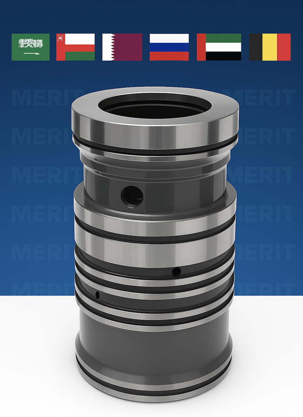 بطانة حماية الهيكل MERIT 3315301700 متوافقة مع الشاكوش الهيدروليكي Atlas Copco SB 302
