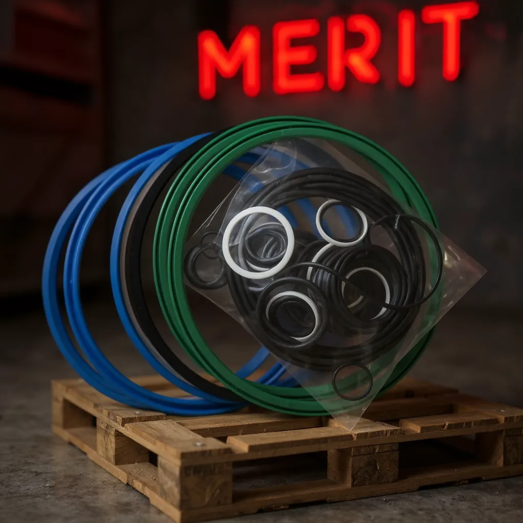 Merit طقم إصلاح ميريت (Seal Kit) لمطرقة أطلس كوبكو HB 7000 – هندسة دقيقة لأداء فائق