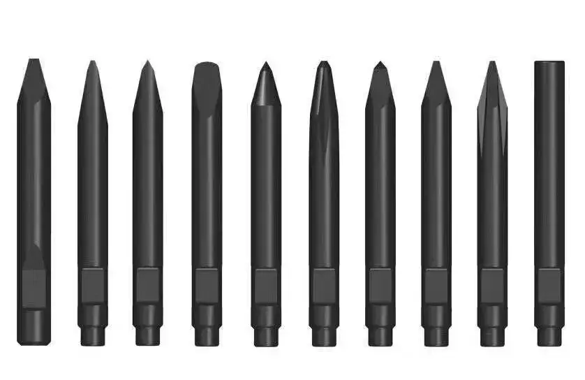 Epiroc / Atlas Copco Hydraulic Breaker MERIT Premium Moil Point Chisel | Heavy Demolition Tool Shank (OEM Part Number 3363 1195 63 / 3363119563)